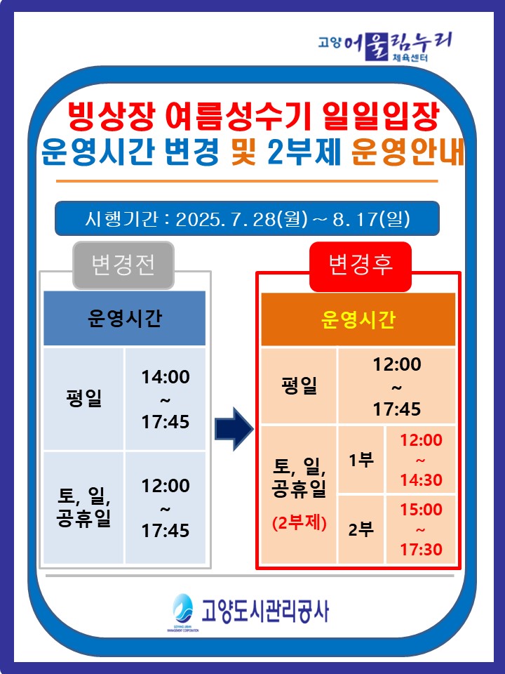 구립체육시설 2개소 주말(토·일요일) 전용사용(대관) 2차 선정 안내