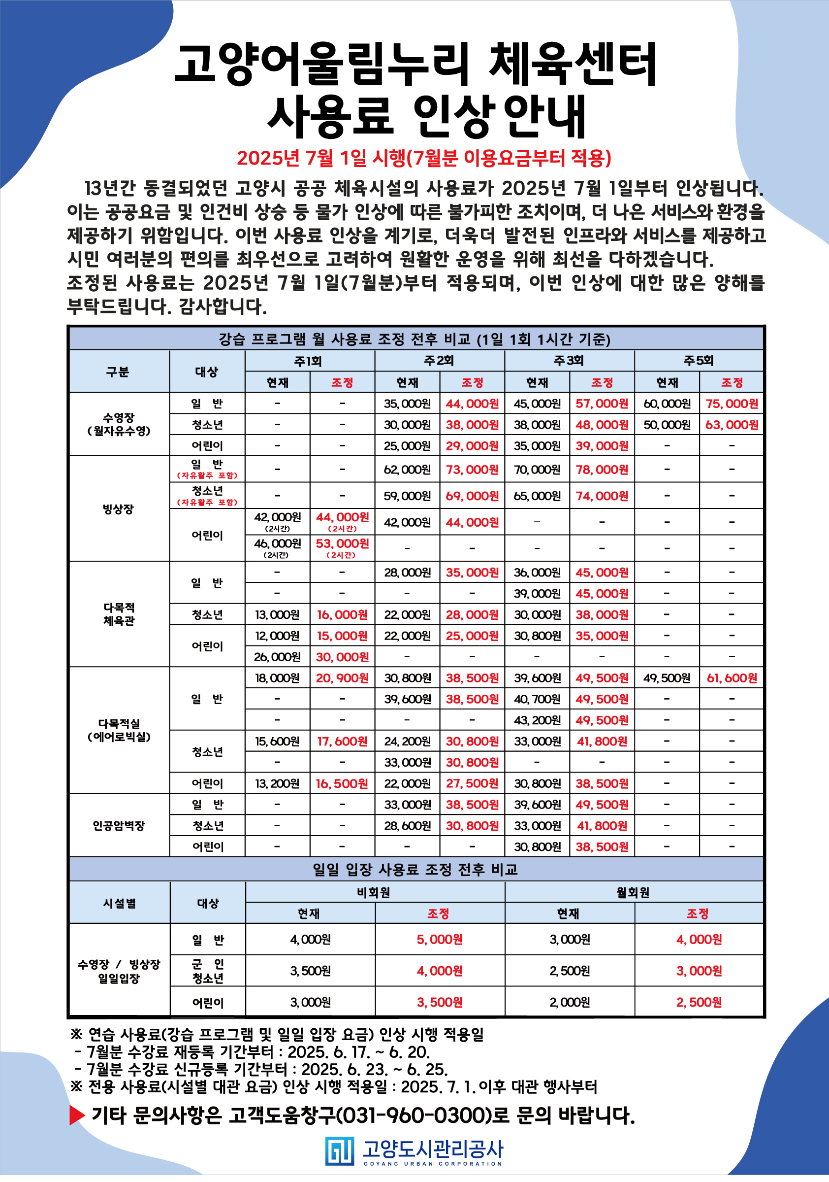구립체육시설 2개소 주말(토·일요일) 전용사용(대관) 2차 선정 안내